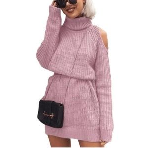 Turtleneck Sweater Dress (SW039)